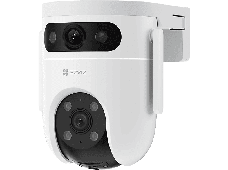 Cámara de vigilancia IP - Ezviz H9c Dual 3K, 2880 x 1620, Función visión nocturna, Detección forma humana/vehículo IA, Blanco