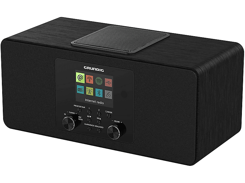 Thumbnail - GRUNDIG DTR 6100 Internet- und Digitalradio, FM / RDS DAB+ Internet Radio, DAB, DAB+, FM, Bluetooth, Schwarz