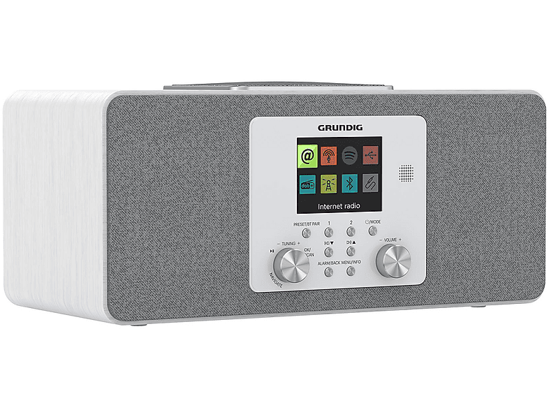 Thumbnail - GRUNDIG DTR 6100 Internet- und Digitalradio, FM / RDS DAB+ Internet Radio, DAB, DAB+, FM, Bluetooth, Weiß