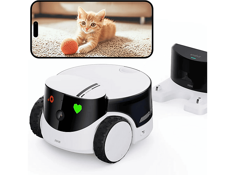 EnaBot Rola PetPal - robot z kamerą dla psów i kotów – zdjęcie 2