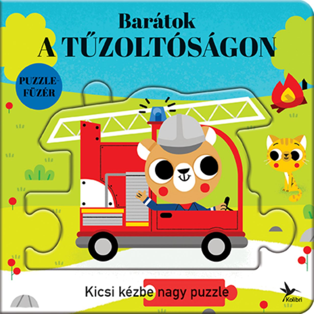 Kolibri Gyerekkönyvkiadó - Kicsi kézbe nagy puzzle Barátok a tűzoltóságon