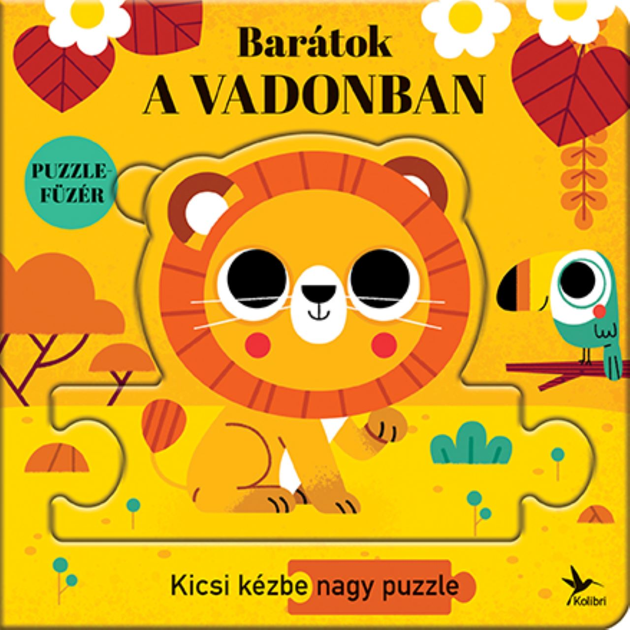 Kolibri Gyerekkönyvkiadó - Kicsi kézbe nagy puzzle Barátok a vadonban