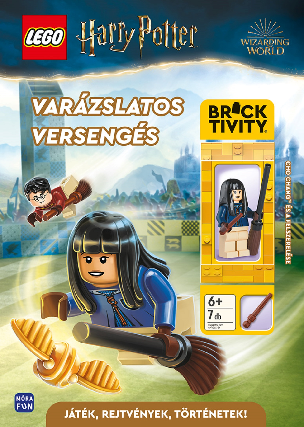 Móra Kiadó - LEGO Harry Potter Varázslatos versengés + ajándék Cho Chang minifigurával és felszereléseivel