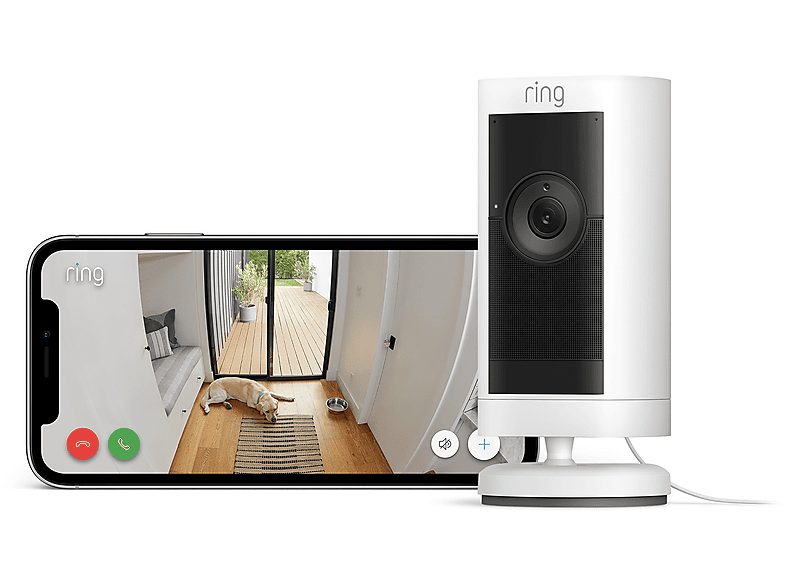 ring Pro, Überwachungskamera (Anzahl Kameras: 1, Nachtsichtfunktion, Netzbetrieb, Full-HD, Weiß) — Foto 2 von 5