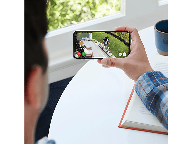 ring Pro, Überwachungskamera (Anzahl Kameras: 1, Nachtsichtfunktion, Netzbetrieb, Full-HD, Weiß) — Foto 4 von 5