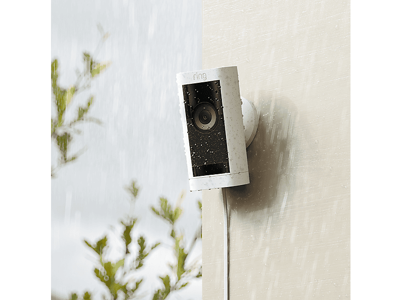 ring Pro, Überwachungskamera (Anzahl Kameras: 1, Nachtsichtfunktion, Netzbetrieb, Full-HD, Weiß) — Foto 3 von 5