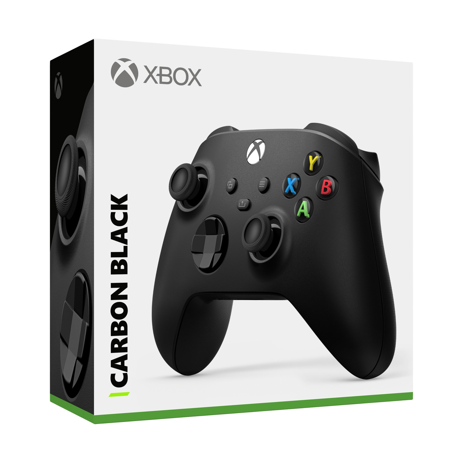 Controller Xbox nero in una scatola.