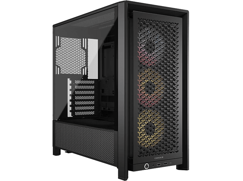 CORSAIR FRAME 4000D RS ARGB modulares Mid-Tower PC-Gehäuse, Schwarz