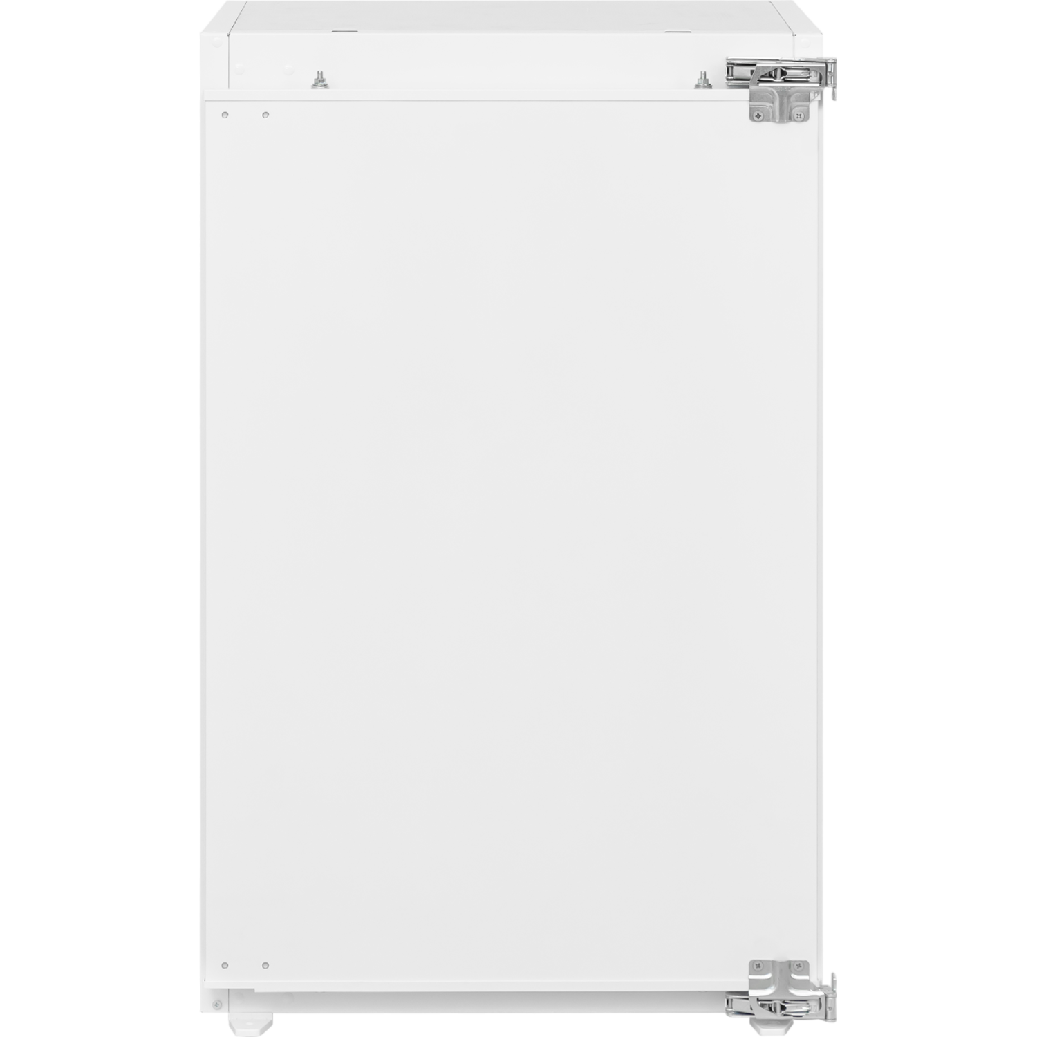 Wit paneel met montagehardware, zwarte achtergrond.
