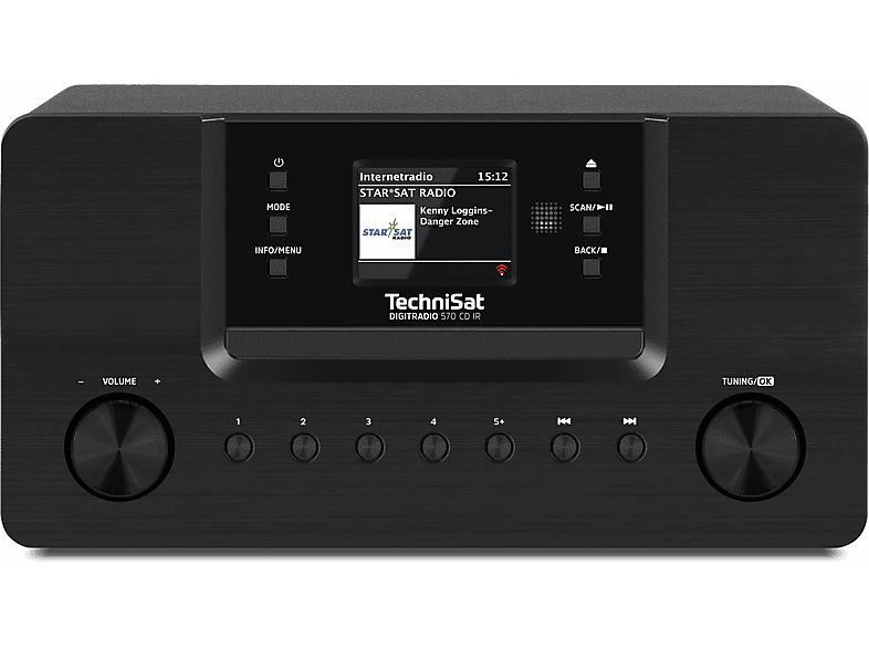 Radio internetowe TECHNISAT DIGITRADIO 570 CD IR Czarny-Zdjęcie-0