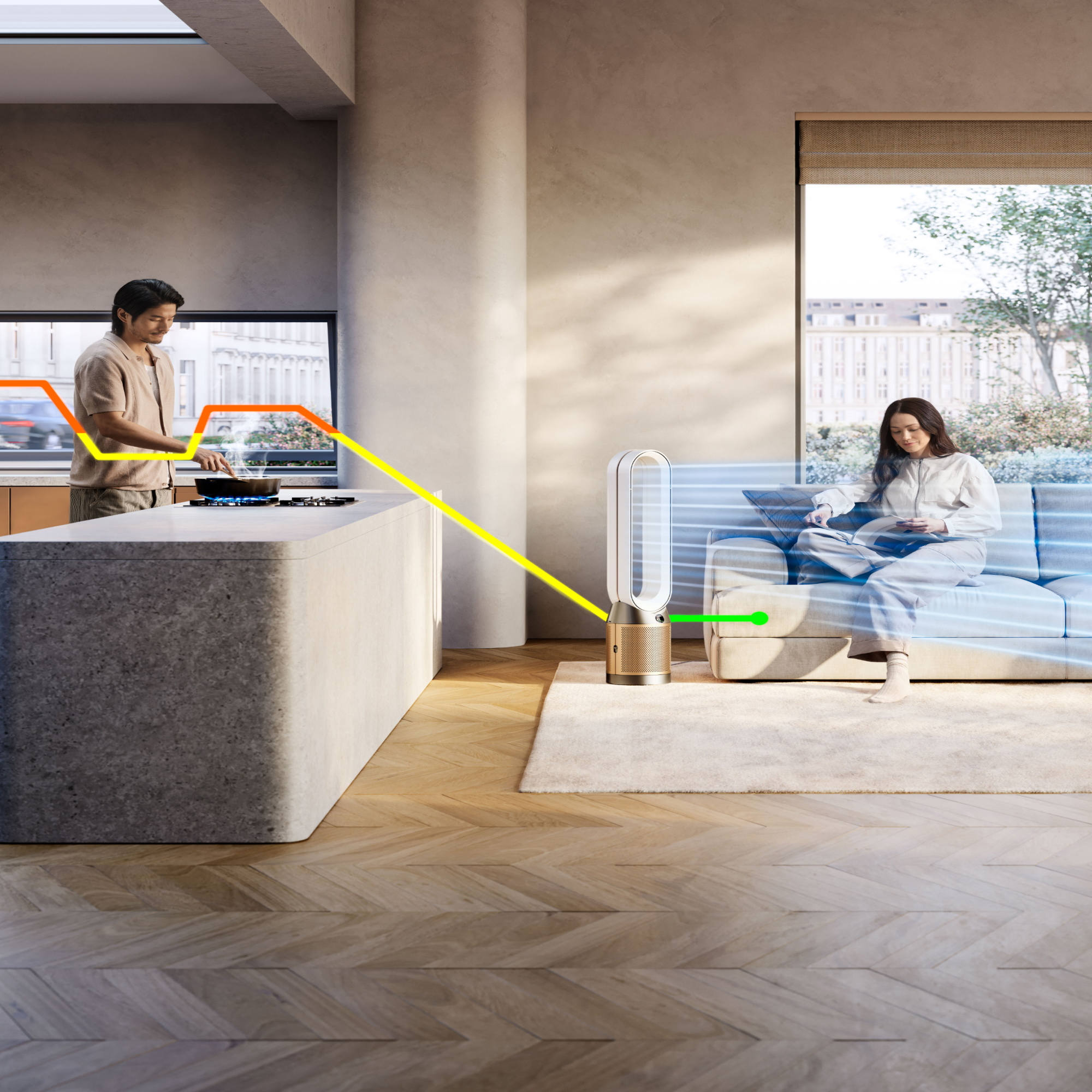 DYSON Purifier Cool PC2 De-Nox Hava Temizleme Cihazı Fiyat