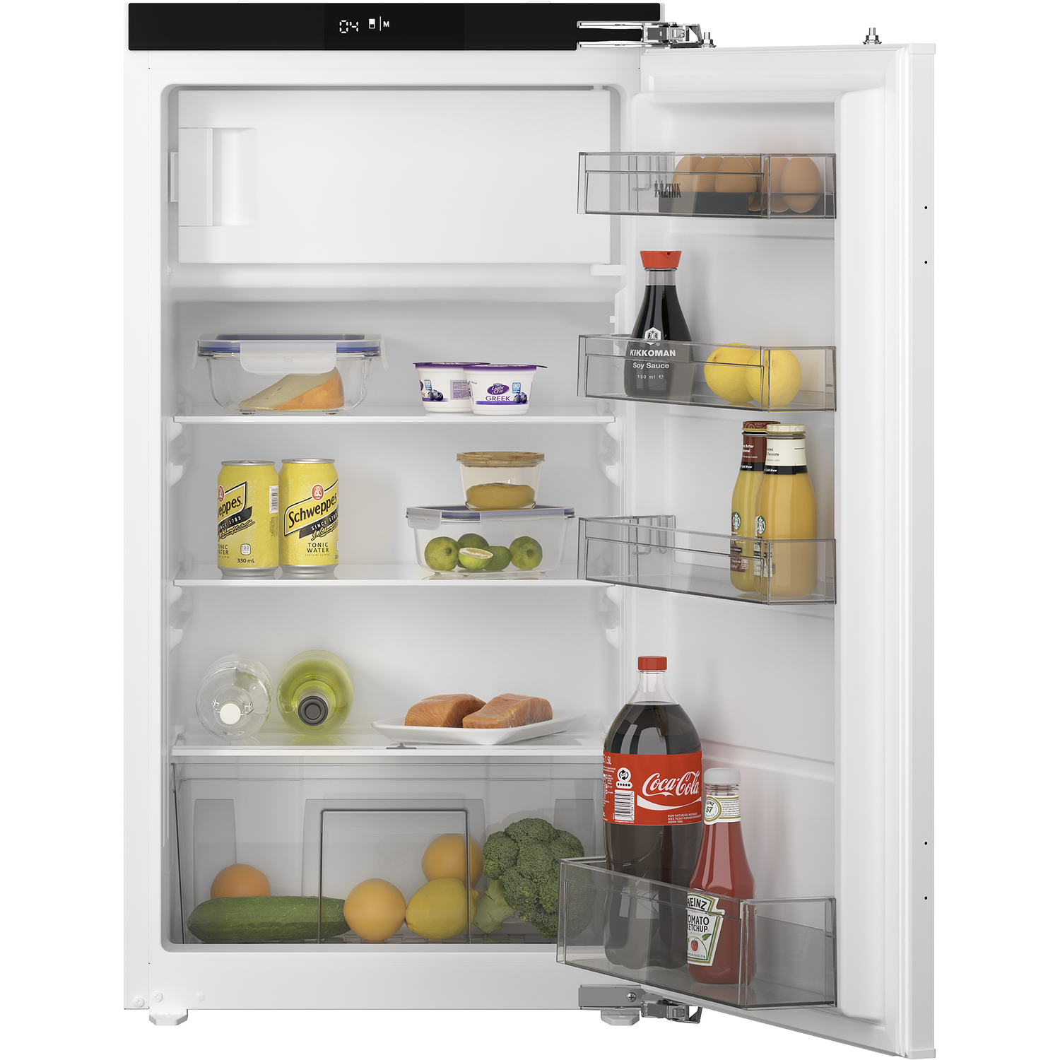 Etna Kvd7102t - Inbouw Koelkast Met Vriesvak Nishoogte 104 Cm