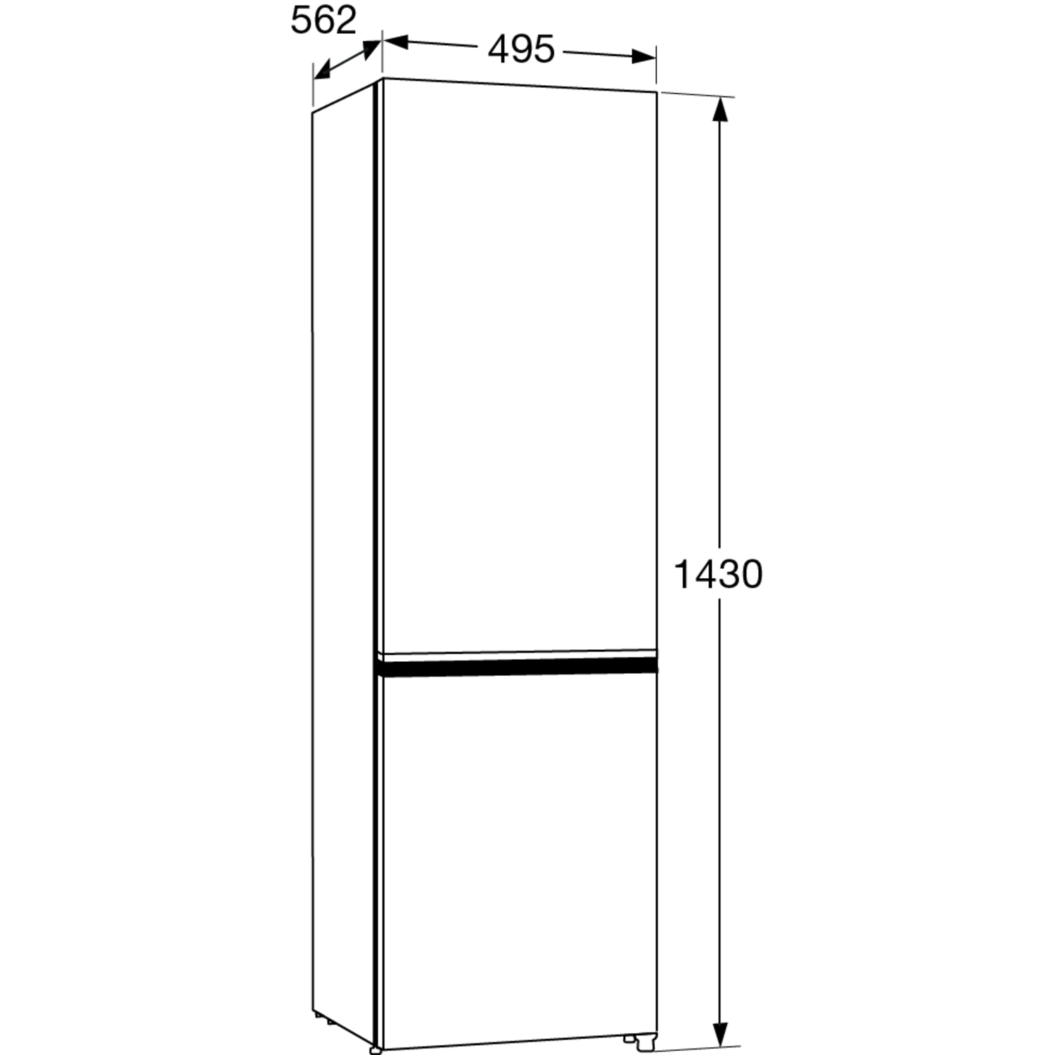 A refrigerator with the doors open, showing shelves full of food and drinks.