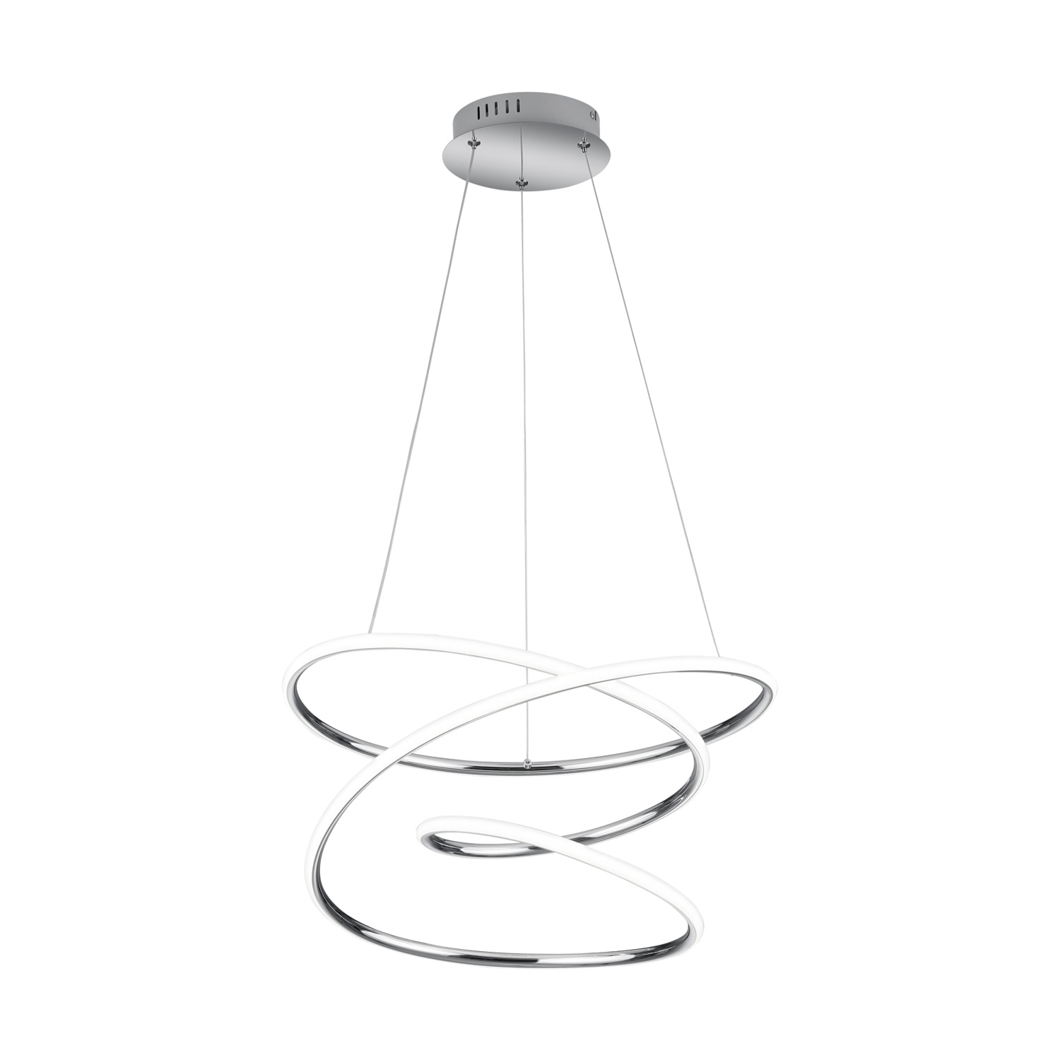 Lampada a sospensione Led Reality Bologna, Cromo