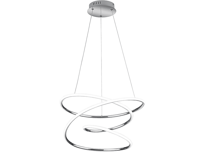Lampada a sospensione Led Reality Bologna, Cromo
