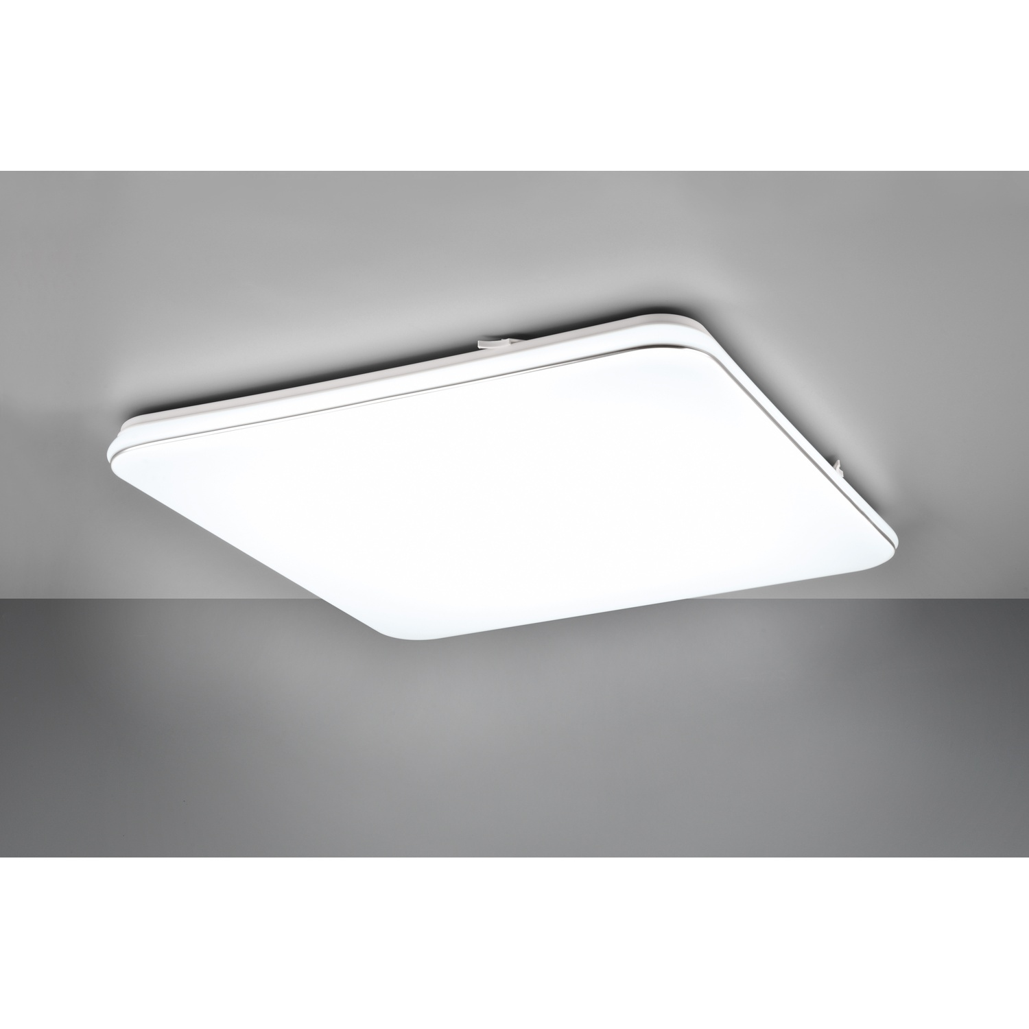 Plafoniera Led Reality Blanca quadrata 53x53cm, Bianco