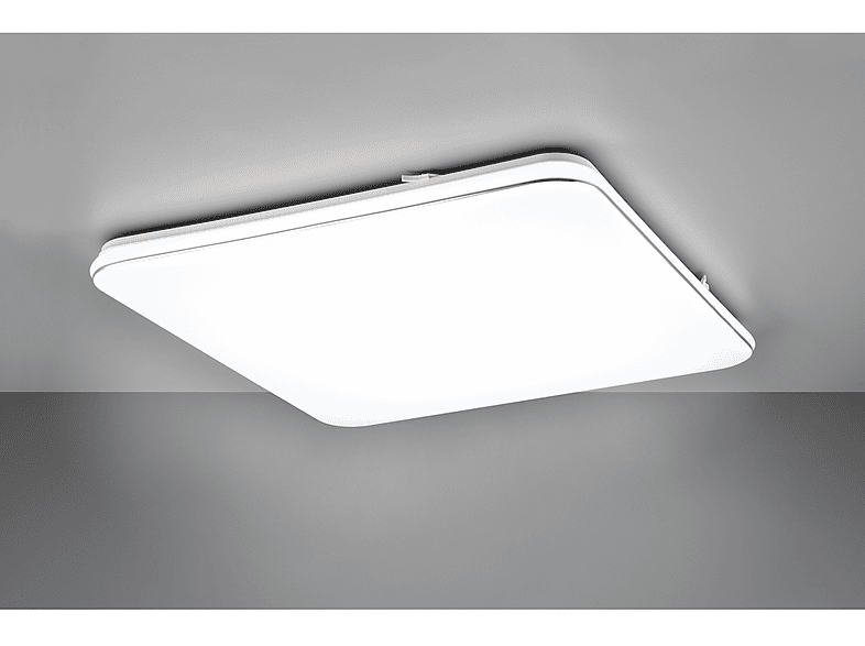 Plafoniera Led Reality Blanca quadrata 53x53cm, Bianco