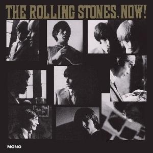 Albumcover. Schwarz-Weiß-Bilder der Rolling Stones. Mehrere Bilder in einem Rasterlayout.