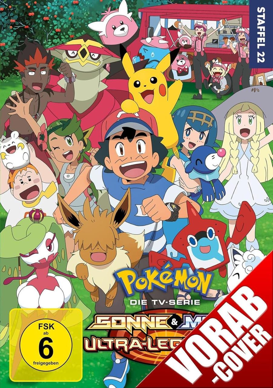Pokemon-Filmplakat mit verschiedenen Charakteren, einer zentralen Figur, Ash, und dem Titel auf Ungarisch.