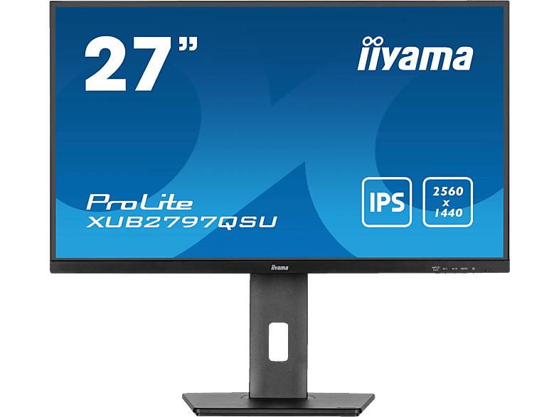 IIYAMA ProLite XUB2797QSU-B2 27 Zoll  QHD  Business Monitor  1 ms Reaktionszeit 100 Hz 