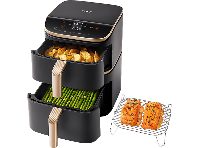 COSORI CAF-DC123S-DDER Airfryer Turbo Tower Pro Smart, Doppel ...