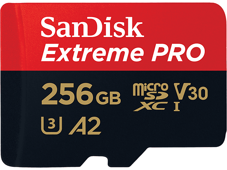 SANDISK Extreme Pro microSDXC UHS-I Kart 256 GB Hafıza Kartı