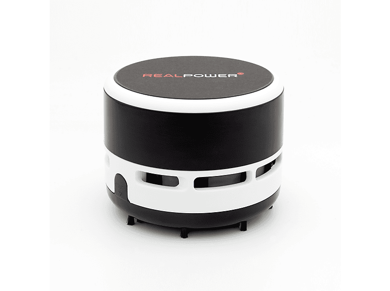REALPOWER Mini Hoover-1 Tischstaubsauger Schwarz/Weiß