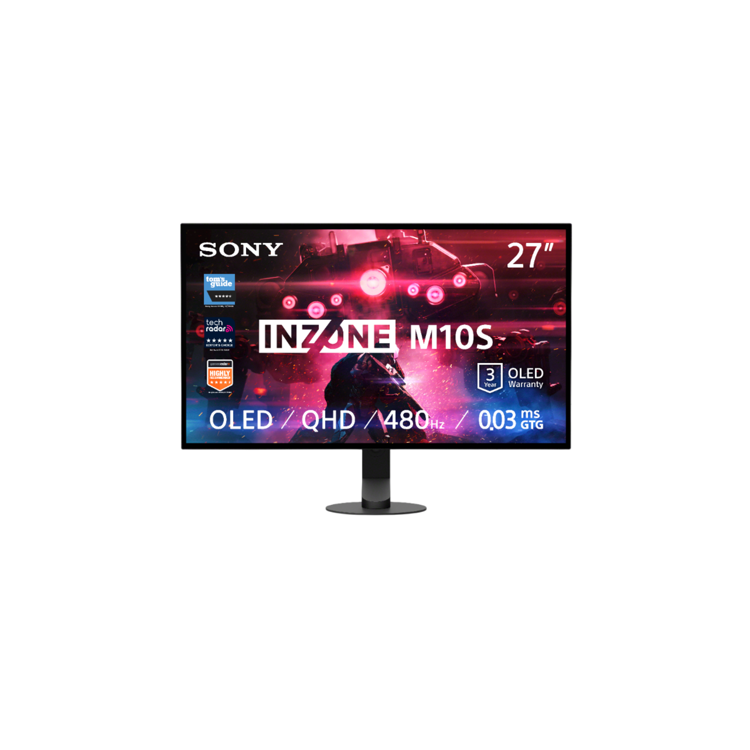 SONY INZONE M10S 27インチ OLED モニター INZONE M10S | 68,6 cm (27 inch) QHD 480 Hz OLED-gamemonitor