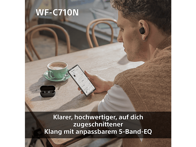 Thumbnail - SONY WF-C710N, In-ear Kopfhörer Bluetooth Weiß
