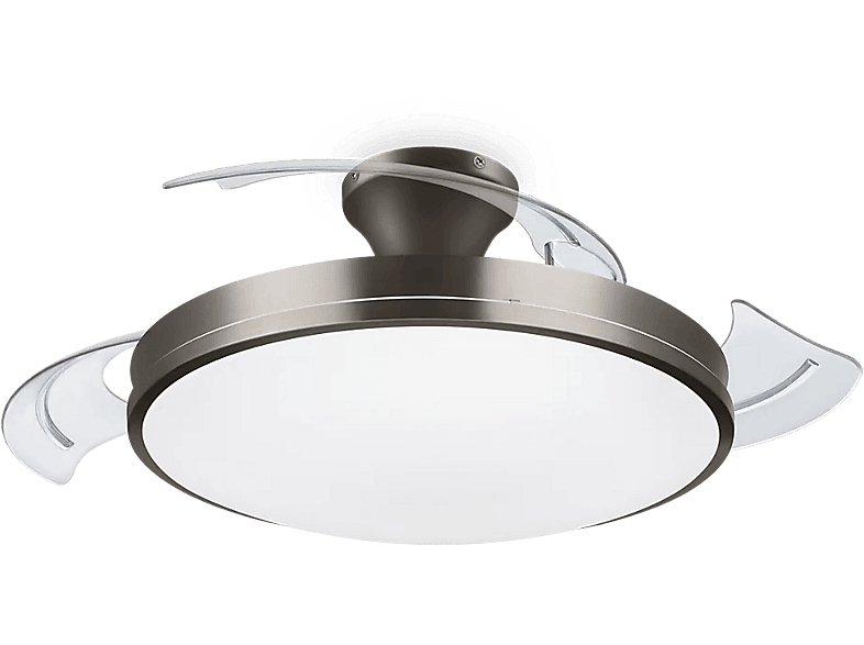 Philips Atlas 35+28 W, Luz LED, Regulable, Mando a distancia, Dos Temporizadores, Níquel