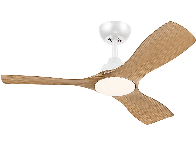 Philips Olas 28 W + 24 W, LED, 3 Velocidades, Blanco/Madera