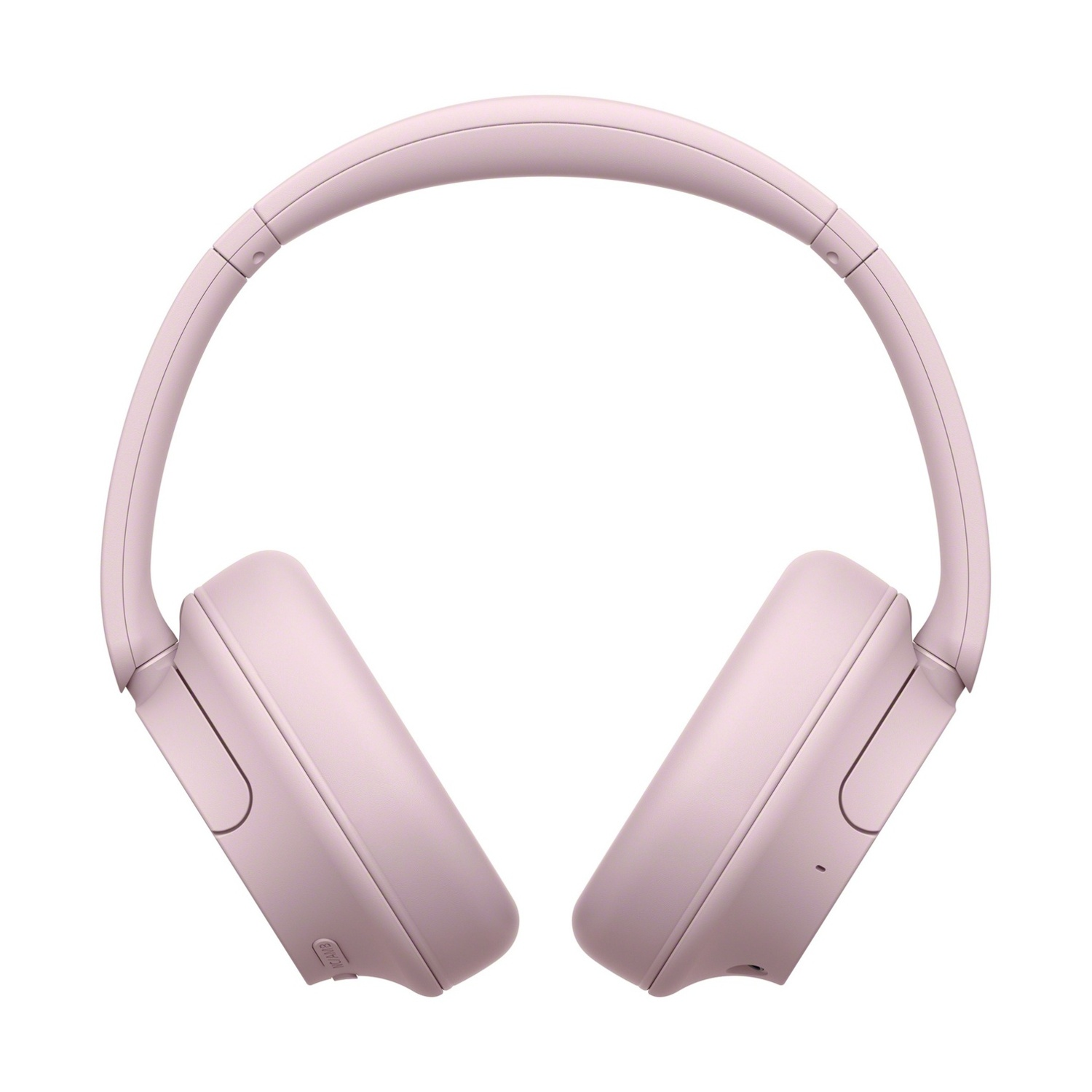 Cuffie wireless nere con archetto e padiglioni auricolari. I padiglioni sono ovali.
