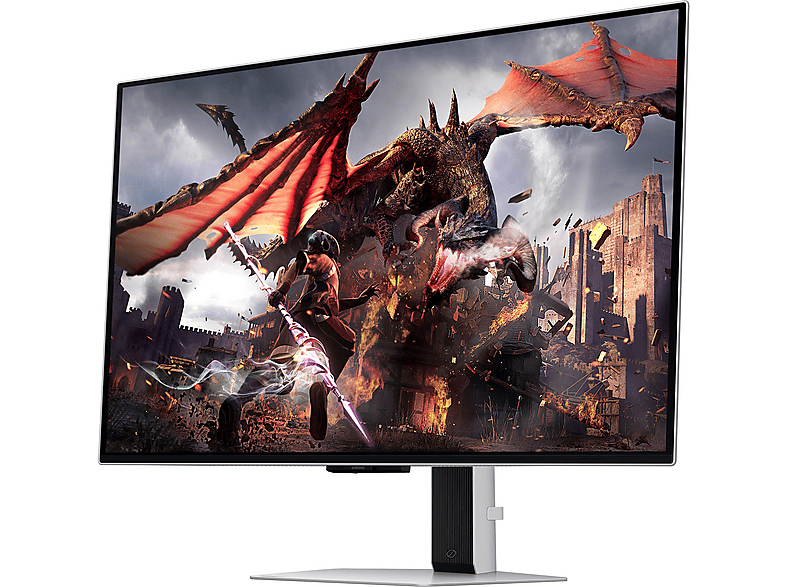 Monitor Samsung Odyssey G8 32" 4K UHD Srebrny – zdjęcie 3