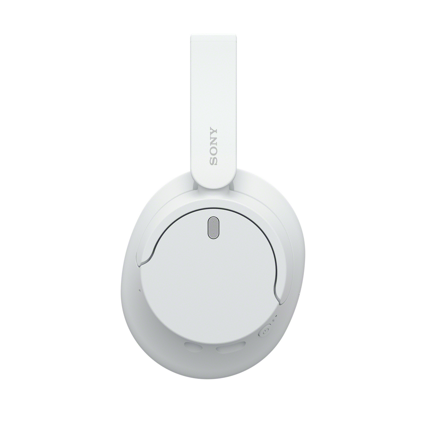 Auriculares blancos con diadema y copas blancas.