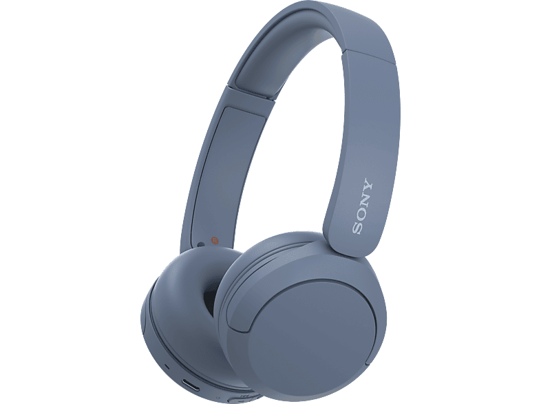 SONY WH-CH520, On-ear Bluetooth Kopfhörer Blau