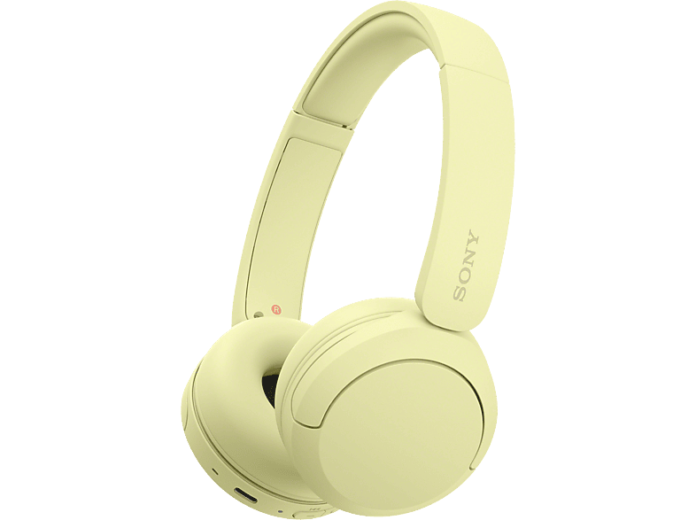 SONY WH-CH520, On-ear Bluetooth Kopfhörer Gelb