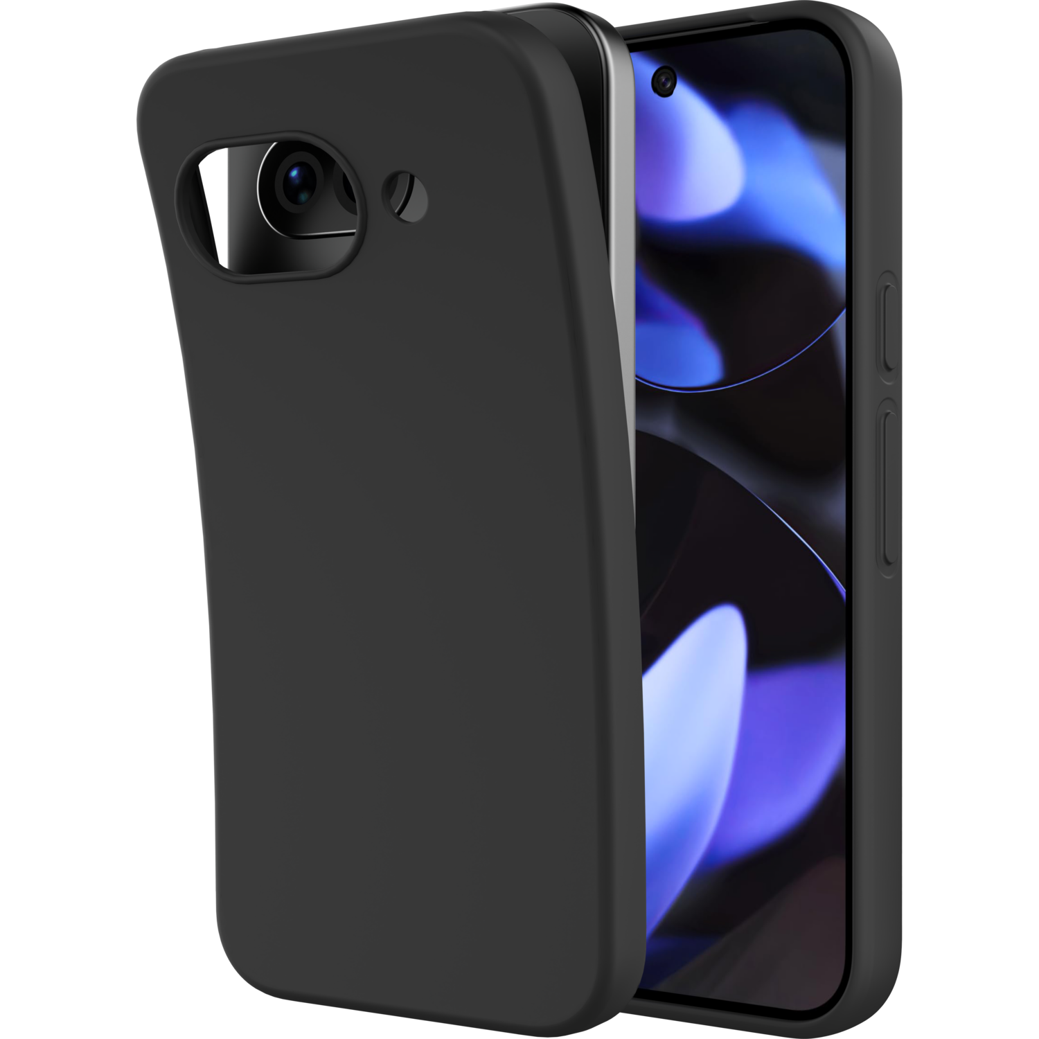 JUST IN CASE 504746 TPU Cover Telefoonhoesje voor Google Pixel 9a Zwart afbeelding