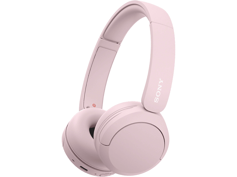 Sony WH-CH520 Draadloze Bluetooth-hoofdtelefoon, tot 50 uur batterijduur met snellaadfunctie, on-ear model, beige