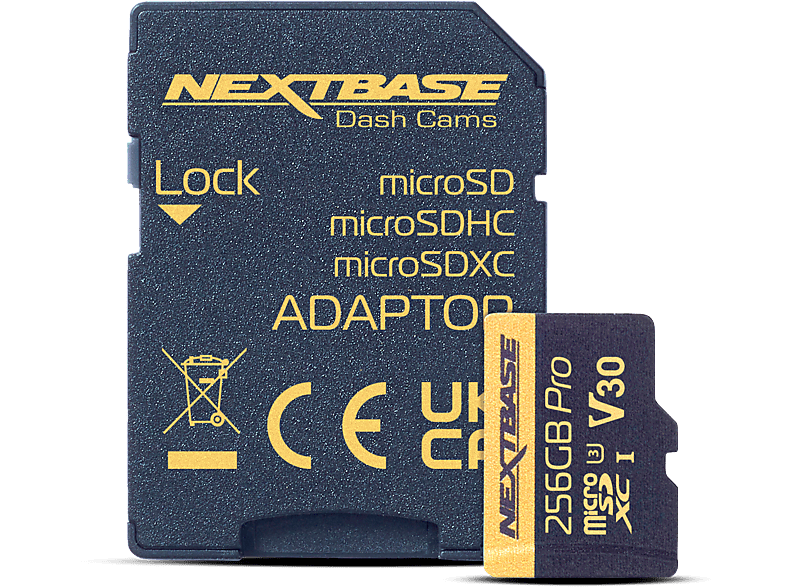 Thumbnail - NEXTBASE U3-microSD-Karte mit 256 GB U3 V30, Speicherkarte