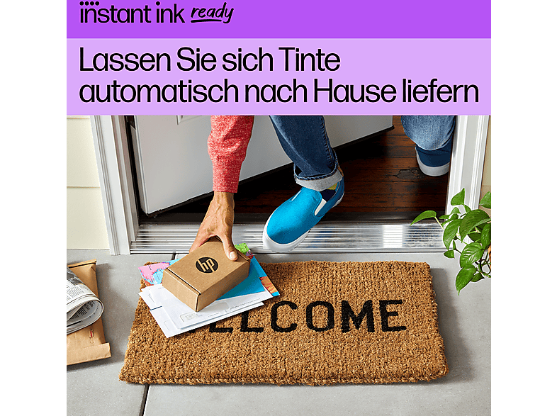HP OfficeJet Pro 9720e mit 3 Monate HP Instant Ink, Multifunktionsdrucker, Bluetooth, WLAN, Duplexeinheit (für beidseitigen Druck), A4, A5, A3, A6, Weiß — Foto 3 von 5