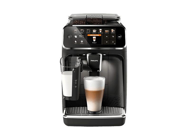 PHILIPS EP5441/50 Serie 5400 LatteGo 11 Kaffeespezialitäten Kaffeevollautomat Hochglanz Schwarz