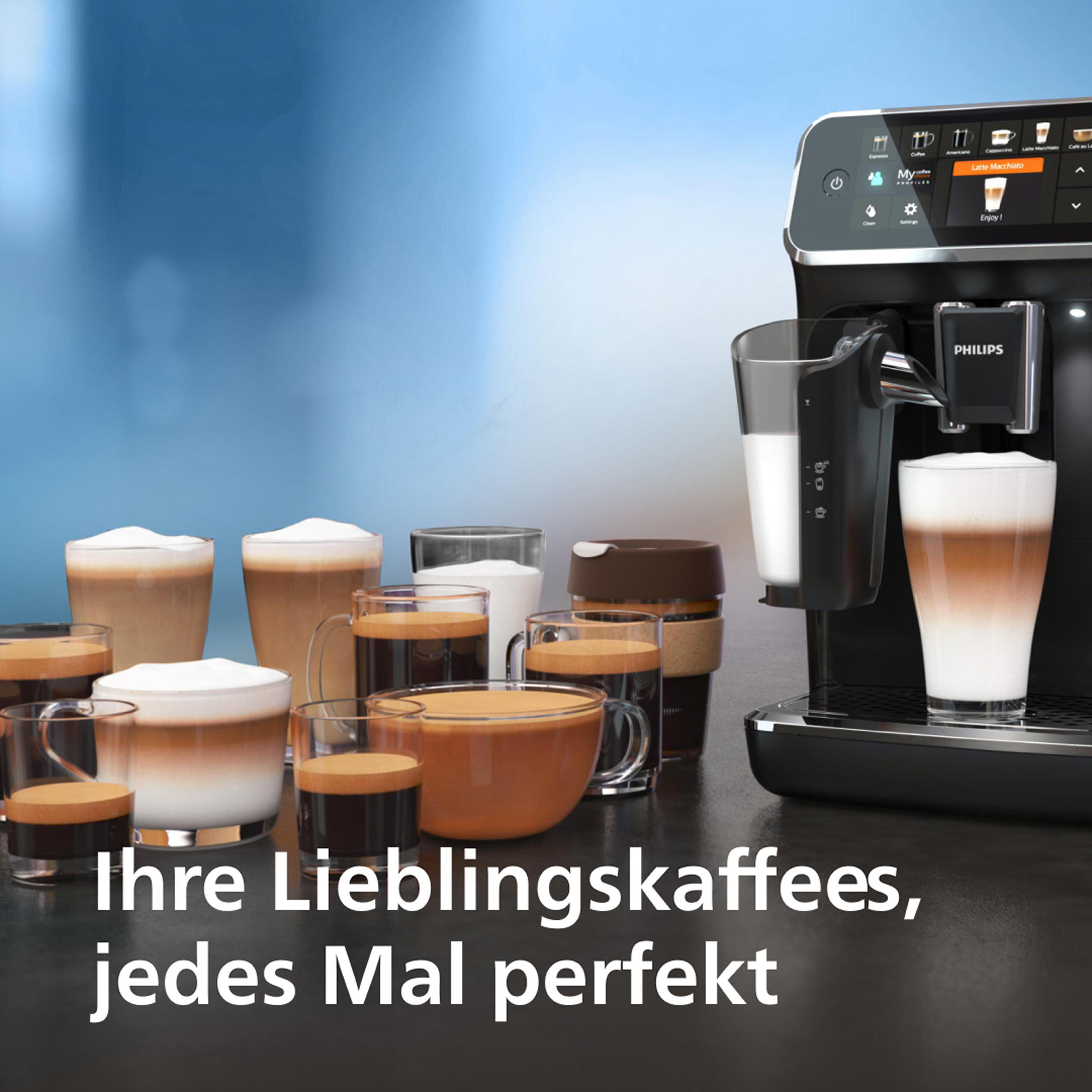 Ein schwarzes und graues Cerankochfeld mit vier kreisförmigen Brennern.