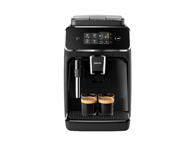 PHILIPS EP2225/10 Serie 2200 2 Kaffeespezialitäten Kaffeevollautomat Mattschwarz/Klavierlackschwarz