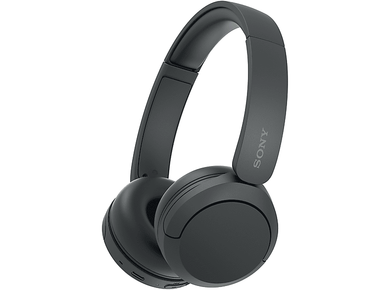 Sony WH-CH520 kabellose Bluetooth Kopfhörer – bis zu 50 Stunden Akkulaufzeit mit Schnellladefunktion, On-Ear-Stil – Schwarz