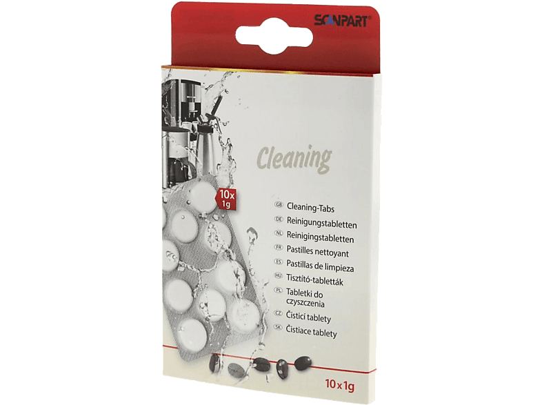 Scanpart Pastillas Limpieza Cafetera - 27.900.008.30, 10 Tabletas 1 Gramo