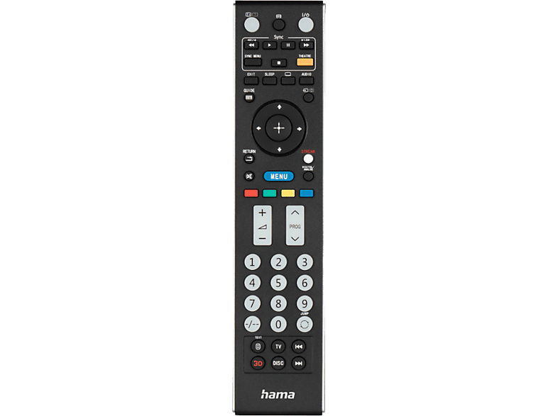 Mando a distancia - Hama 00221062, Sony, Programable, Botones Autoiluminados, Negro