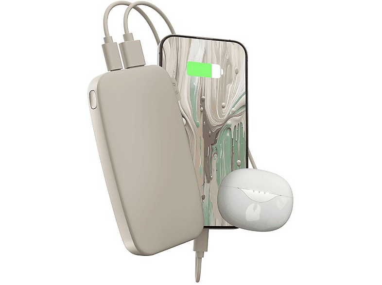 Thumbnail - FRESH N REBEL 2PB12100SS Ultra Fast Charge & 20W PD Powerbank 12000 Beige