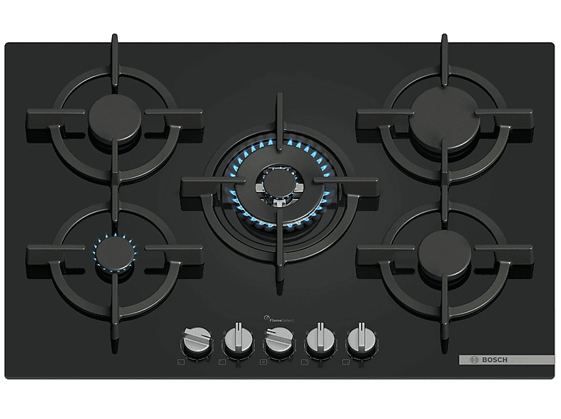 Piano Cottura Bosch Ppq7A6I10, 5 Zone Cottura, 75,2 Cm X 52