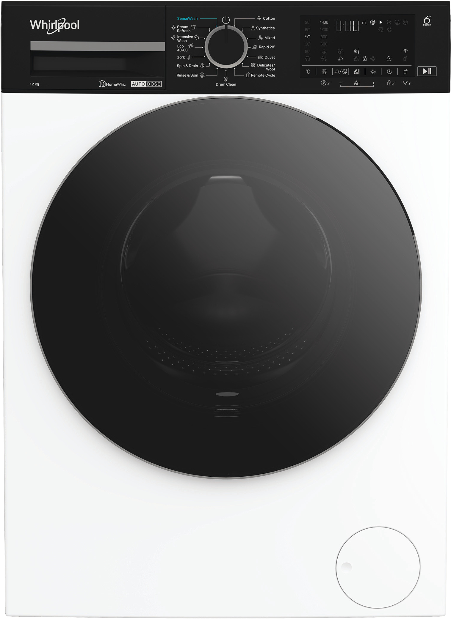 WHIRLPOOL WPM 27W ADS EE Elöltöltős mosógép