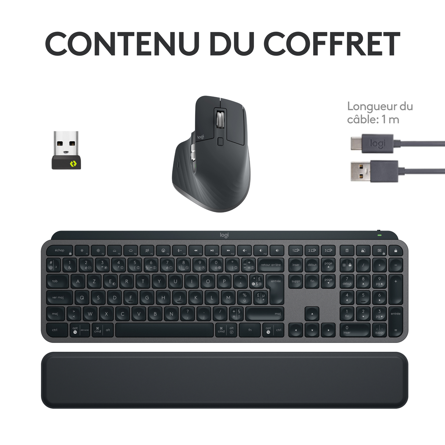 Mains tapant sur un clavier éclairé. Le clavier est sur un bureau, des lumières se reflètent.